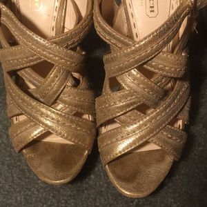 Coach 4 1/2 inch heels.